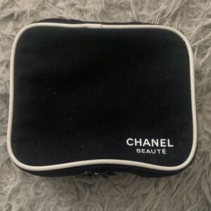 Chanel Beauté Black Cosmetic Bag